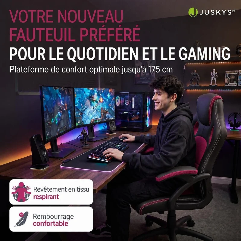 Chaise de bureau Racing Montreal