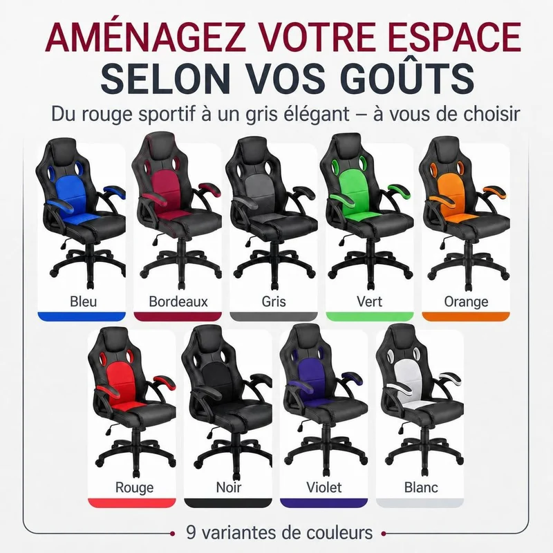 Chaise de bureau Racing Montreal