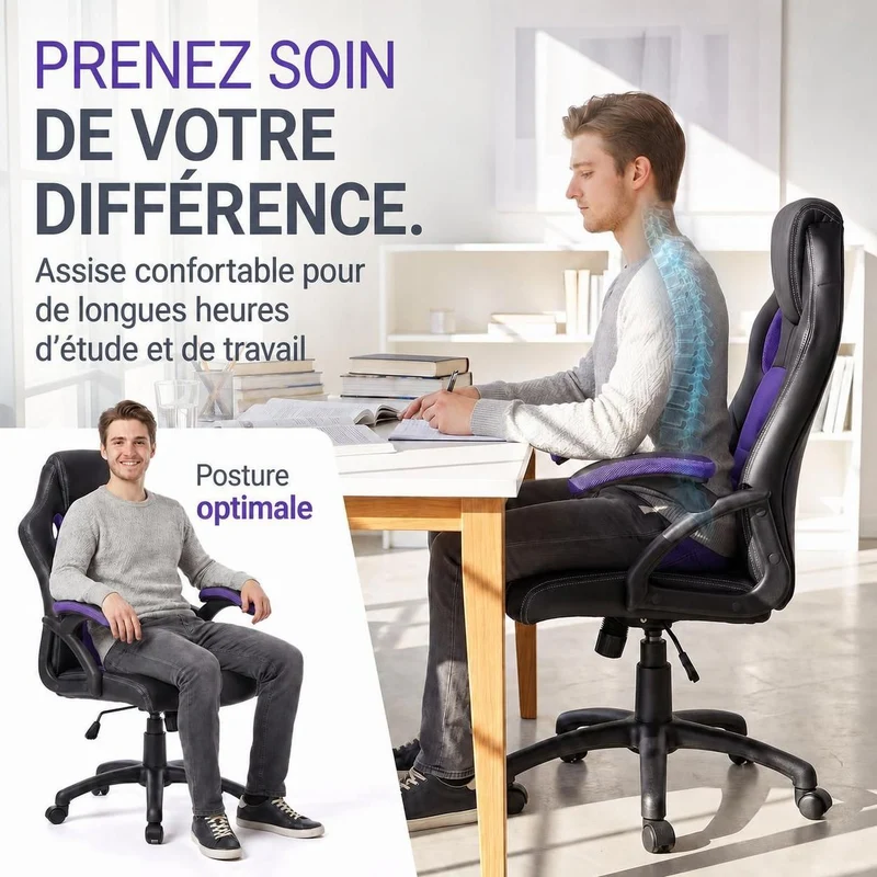 Chaise de bureau Racing Montreal