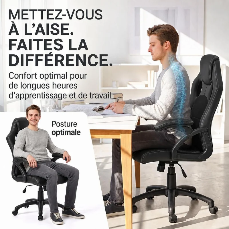 Chaise de bureau Racing Montreal