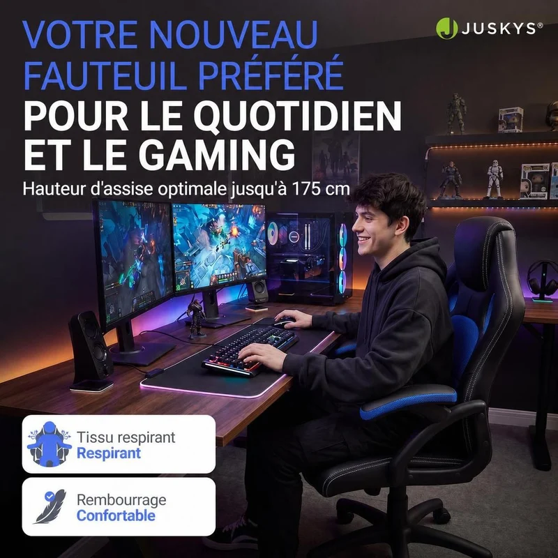 Chaise de bureau Racing Montreal