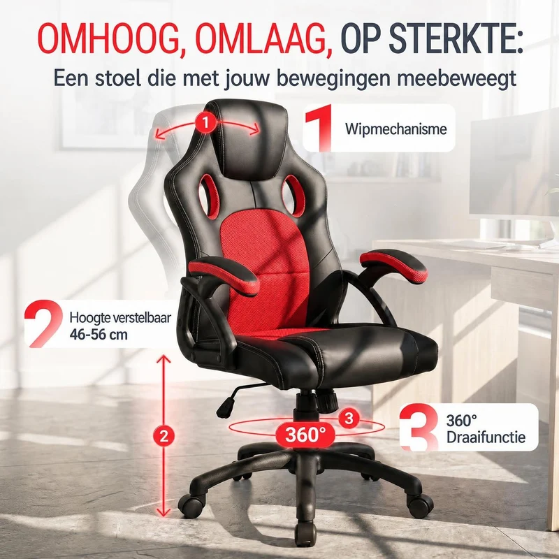 Chaise de bureau Racing Montreal