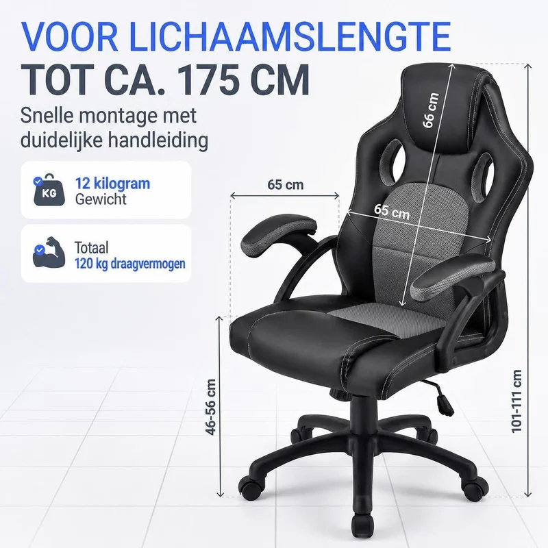 Chaise de bureau Racing Montreal