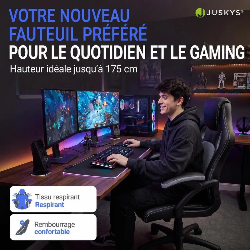 Chaise de bureau Racing Montreal
