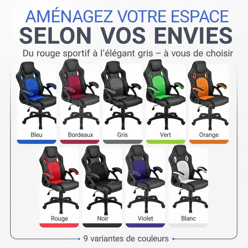 Chaise de bureau Racing Montreal