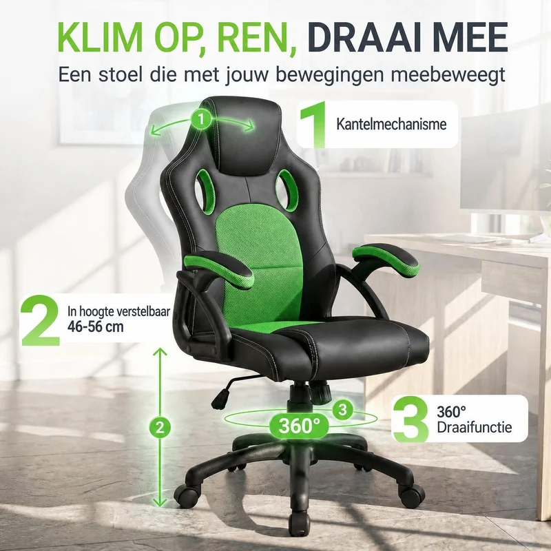 Chaise de bureau Racing Montreal