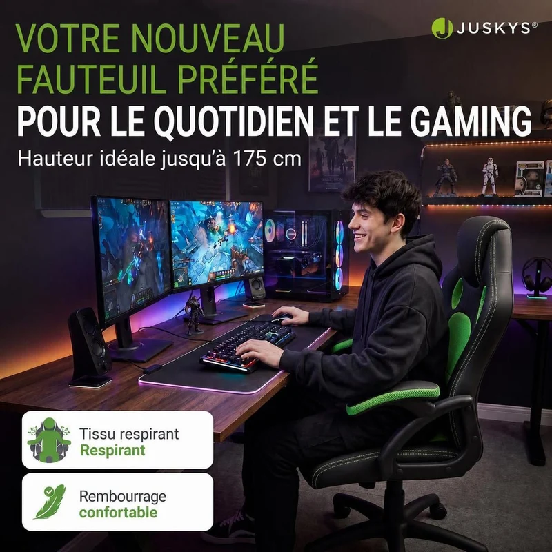 Chaise de bureau Racing Montreal