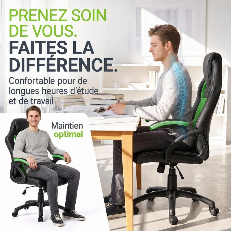 Chaise de bureau Racing Montreal