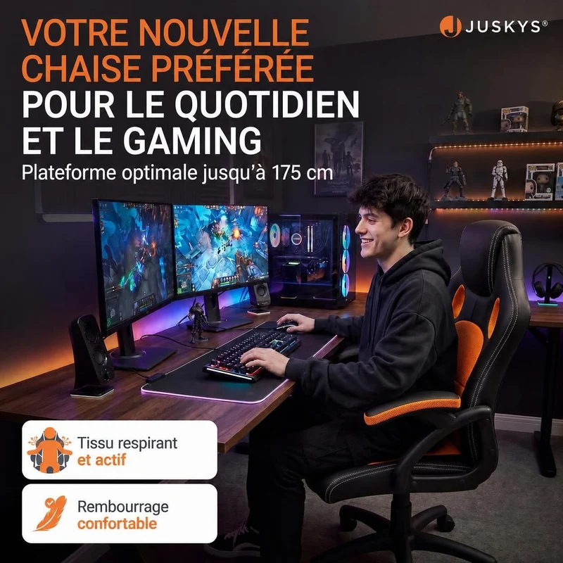 Chaise de bureau Racing Montreal