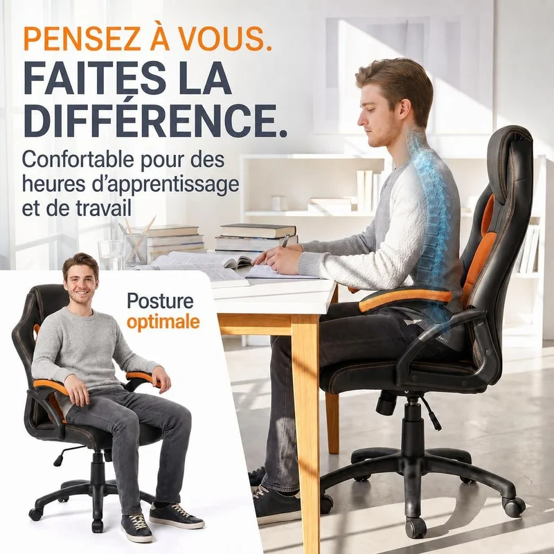 Chaise de bureau Racing Montreal
