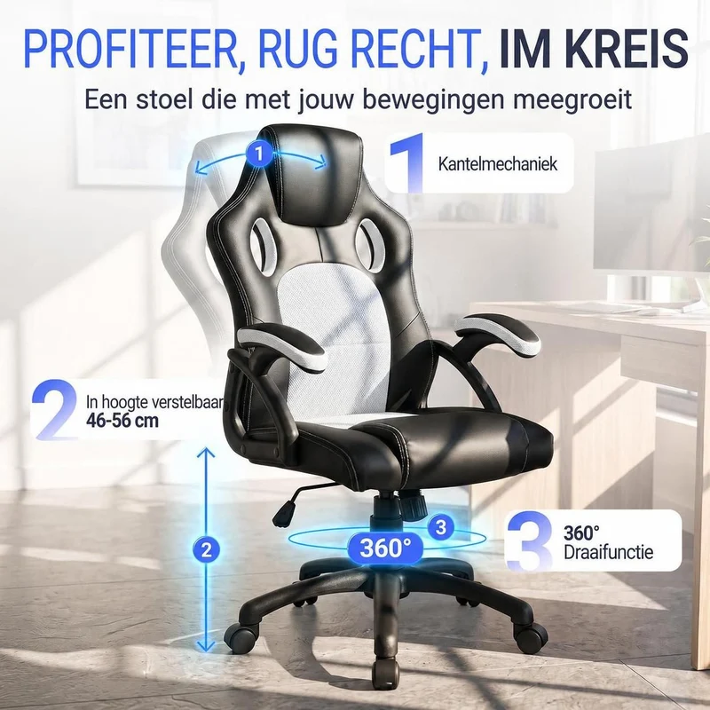 Chaise de bureau Racing Montreal