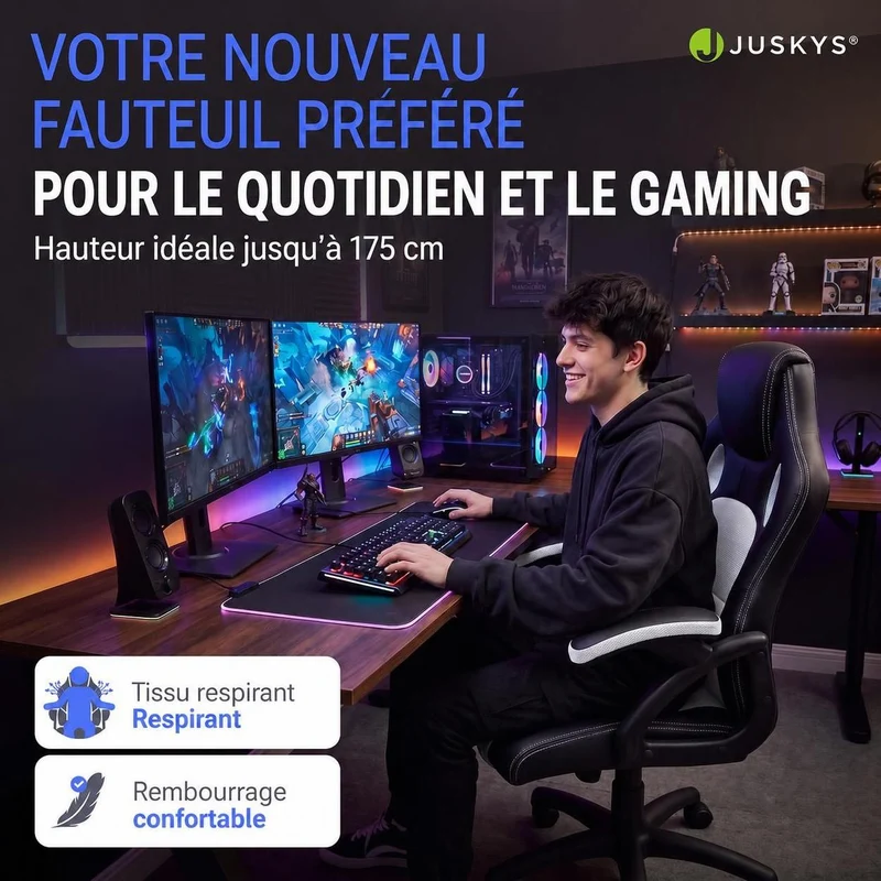 Chaise de bureau Racing Montreal