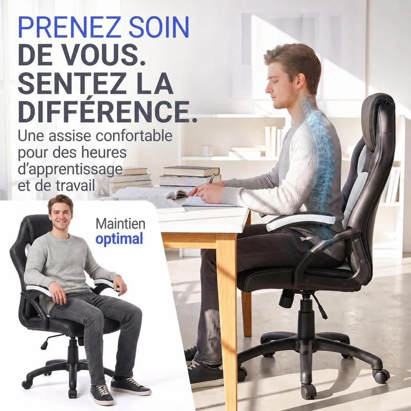 Chaise de bureau Racing Montreal