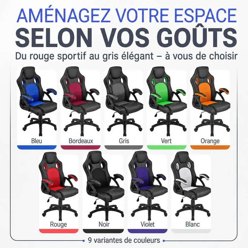 Chaise de bureau Racing Montreal