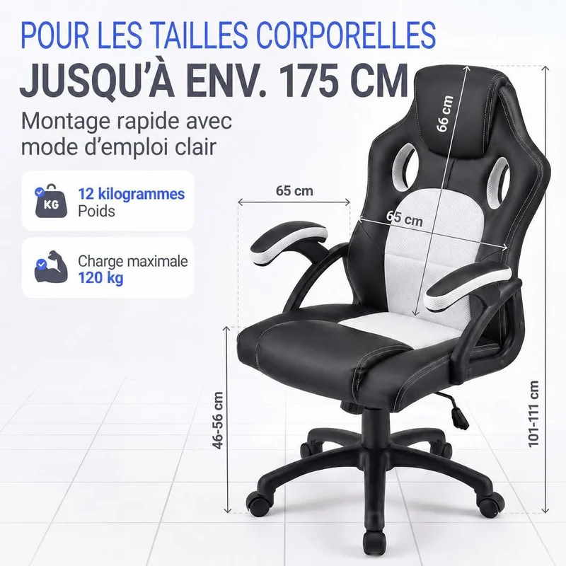 Chaise de bureau Racing Montreal