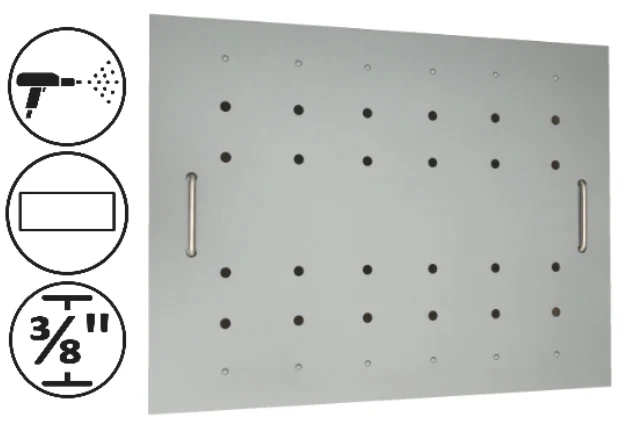 Dragar - Couvercle de Drain en Aluminium Renforcé Peint