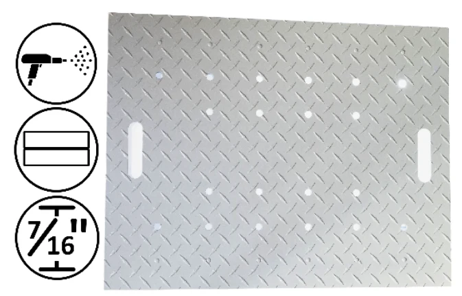 Dragar - Couvercle de Drain en Aluminium Renforcé Peint