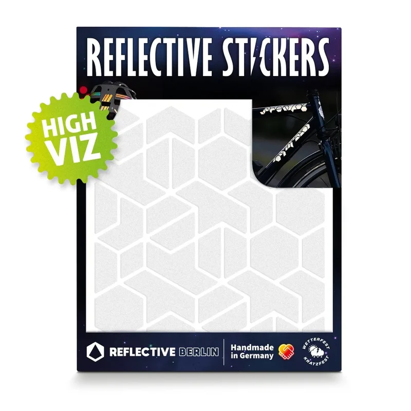 Stickers réfléchissants REFLECTIVE Berlin pour vélo et casque