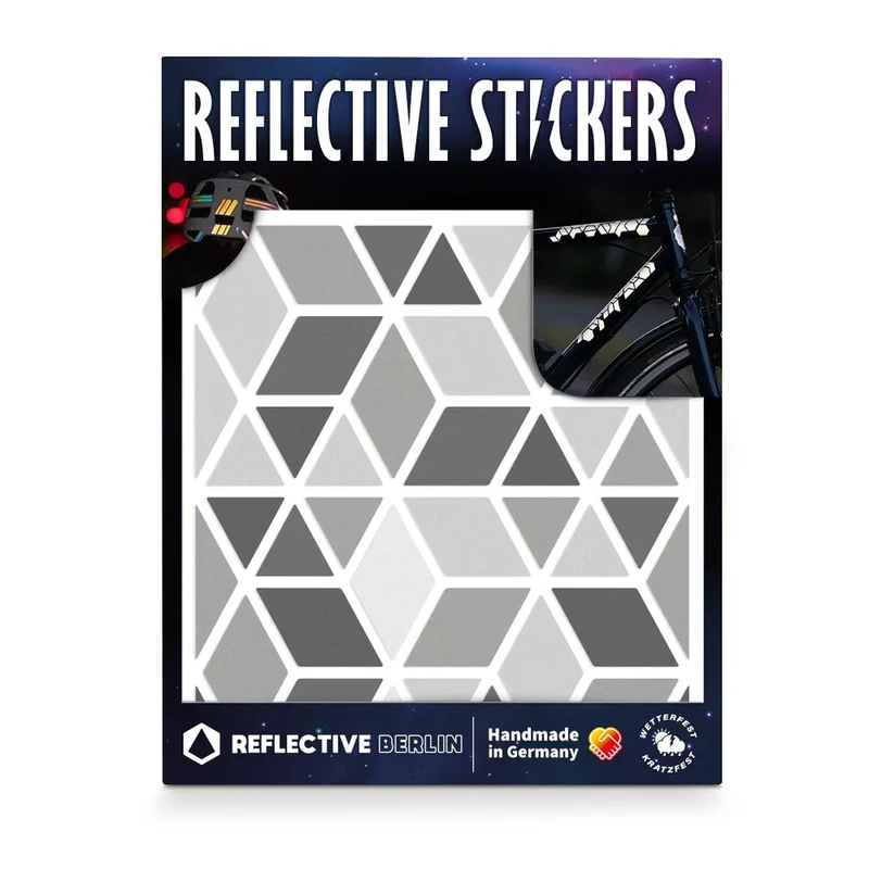 Stickers réfléchissants REFLECTIVE Berlin pour vélo et casque