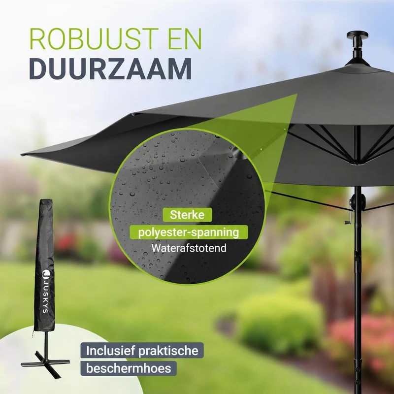 Parasol déporté à LED Brésil