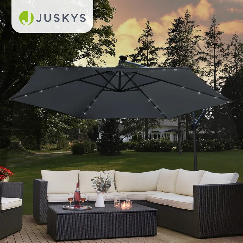 Parasol déporté à LED Brésil