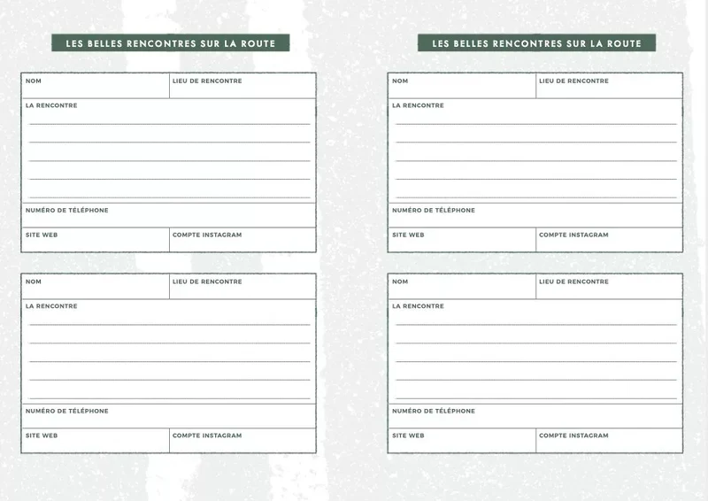 VanLife Carnet de Voyage