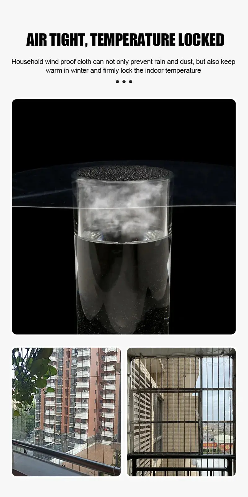 Bâche Imperméable Transparente Zilos