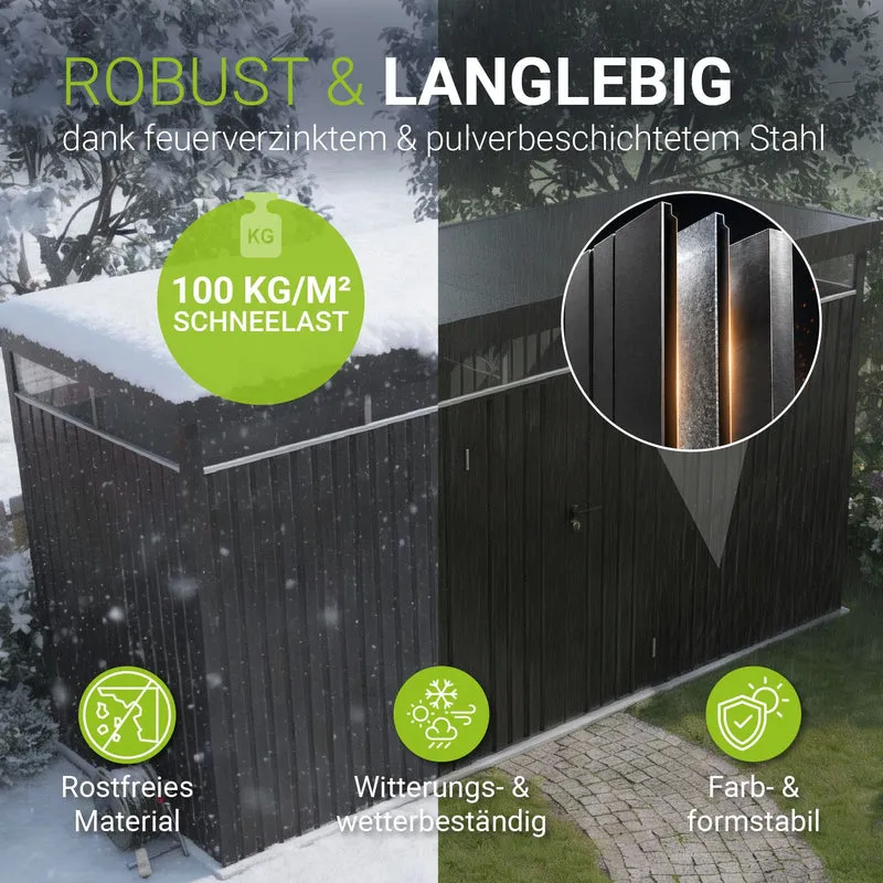 Abri de jardin en métal Lucerne