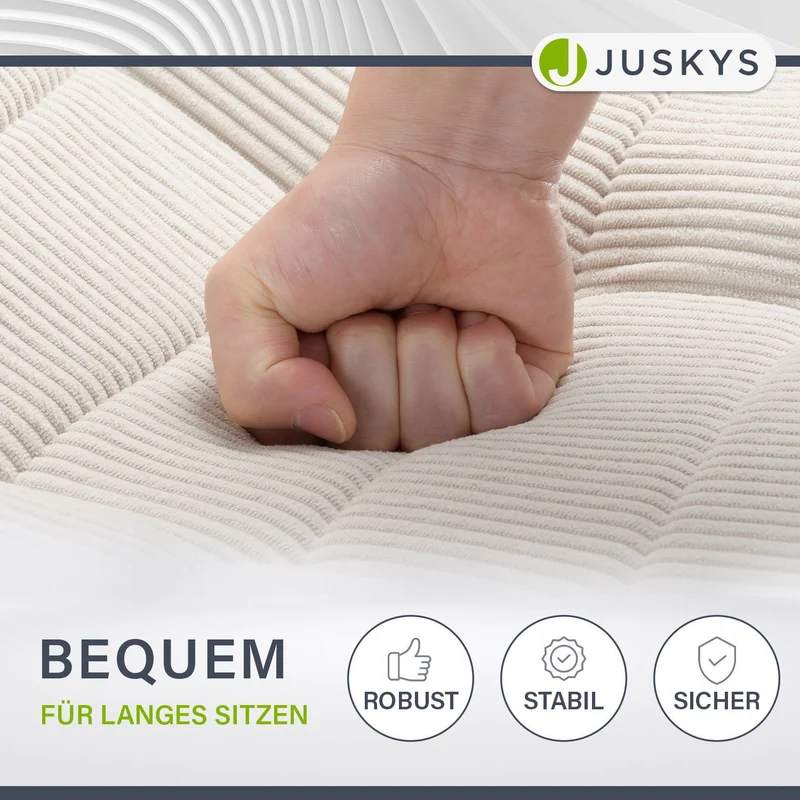 Fauteuil relax Korsika en velours côtelé