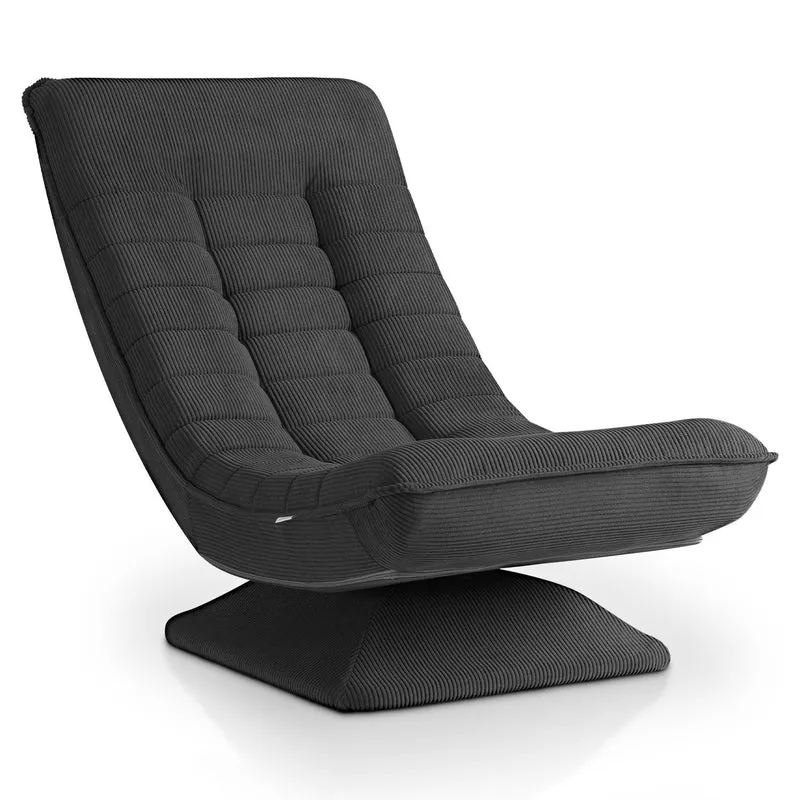 Fauteuil relax Korsika en velours côtelé