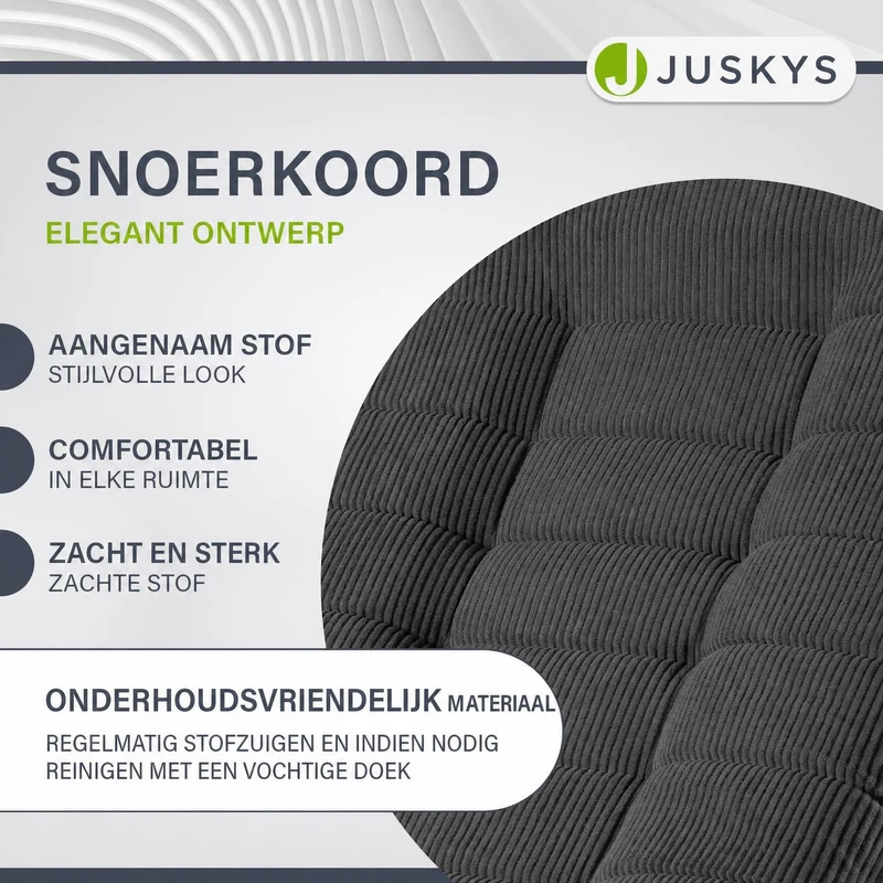 Fauteuil relax Korsika en velours côtelé