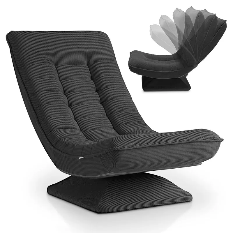 Fauteuil relax Korsika en velours côtelé