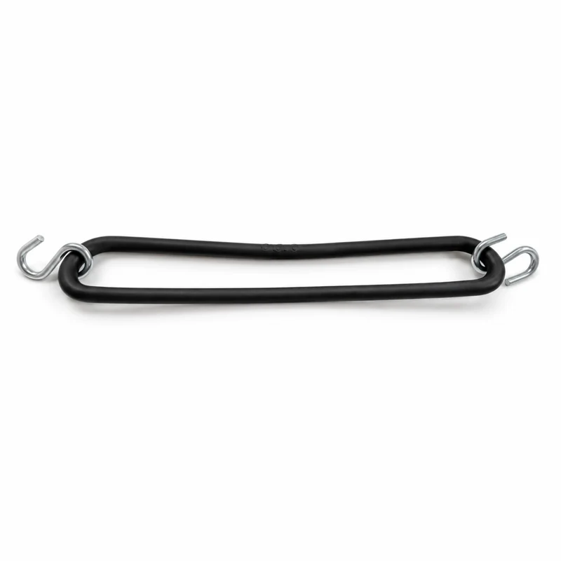 Spanrubber 8 mm x 25 cm Zwart