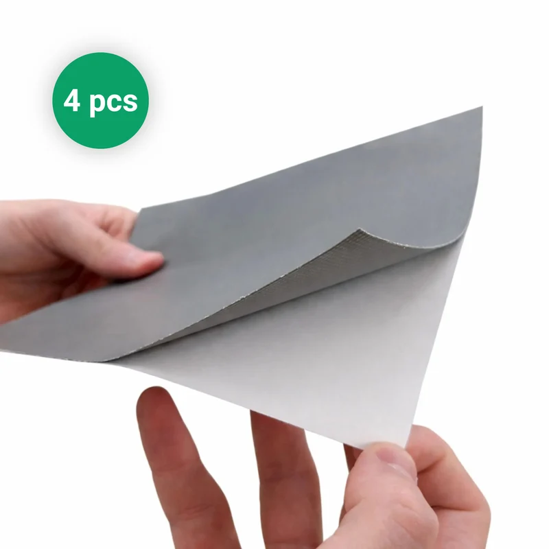 Set van 4 PVC Afdekzeil Reparatiestrips