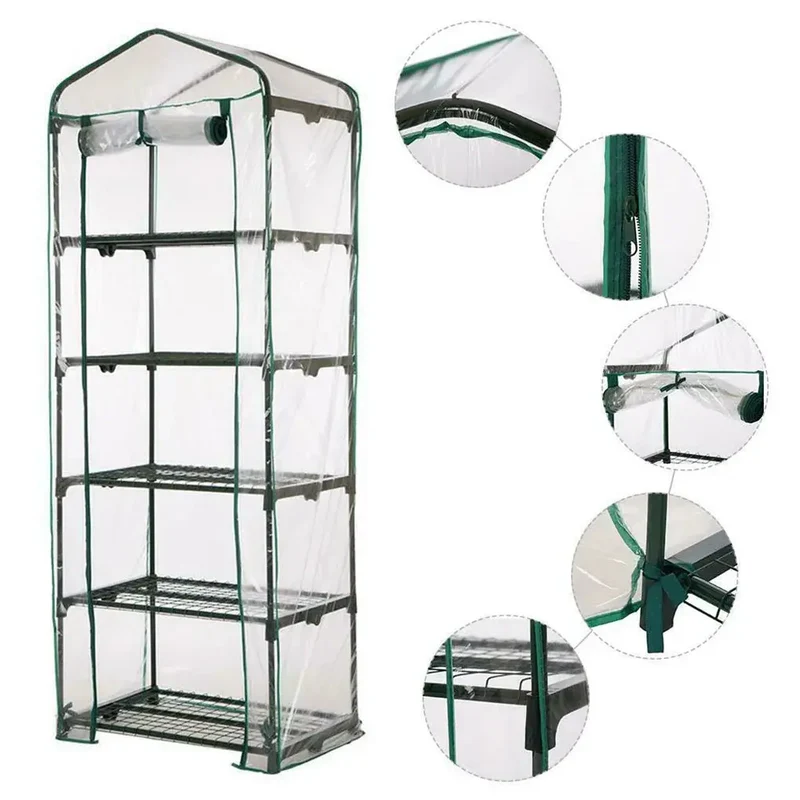 Serre À Plantes Pliable PVC Transparent LURICO