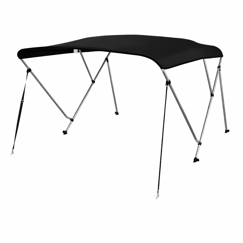 Bimini Top 3 Arceaux Noir Qualité Lourde 600D