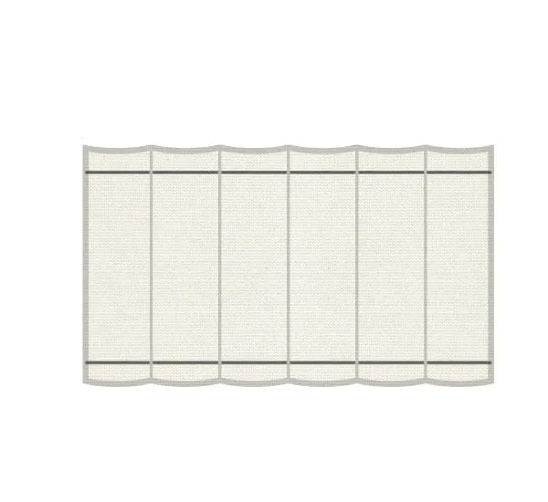 Voile d’ombrage Harmonica Artic White