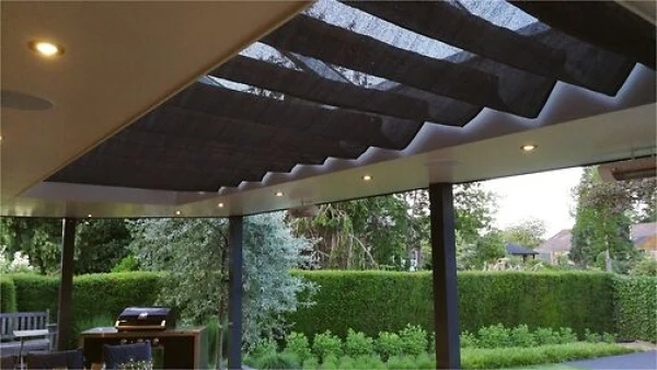 Voile d’ombrage Harmonica Carbon Black
