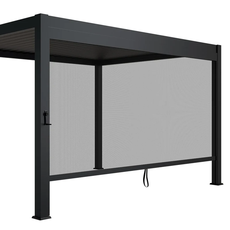 Paroi latérale pour pergola bioclimatique Tahiti