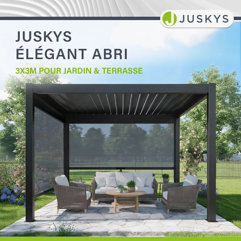 Pergola bioclimatique Tahiti