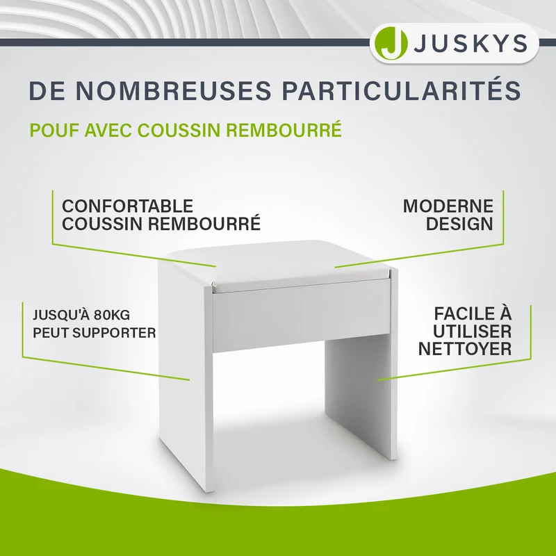 Tabouret de coiffeuse Melly