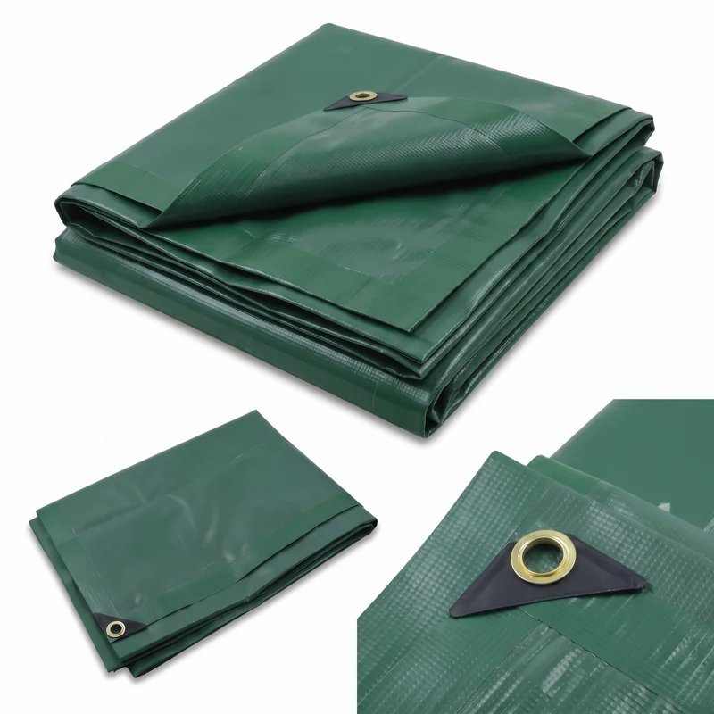 Bâche PVC 400 g/m² – Bâche de protection – Bâche de chantier – Verte