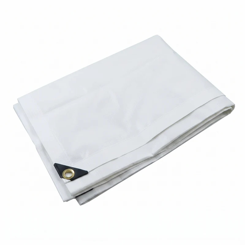 Bâche PVC 400 g/m² – Bâche de protection – Bâche de chantier – Blanche