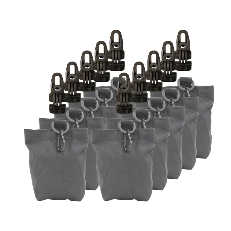 Lot de 10 sacs de lestage noirs