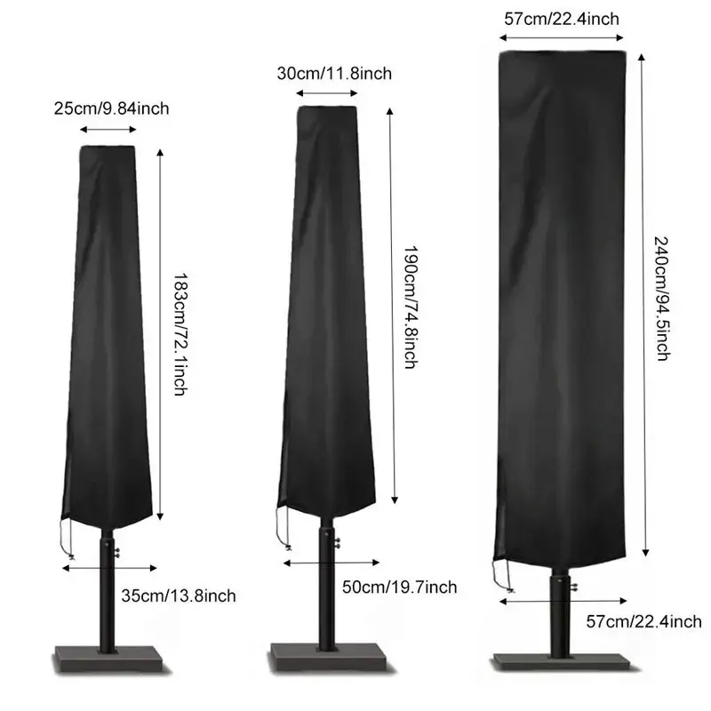 Housse Parasol Déporté Imperméable OXYSOR