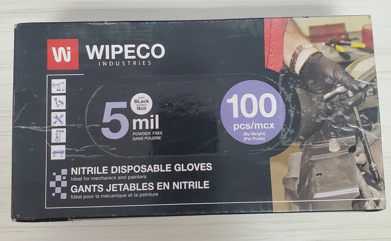 Wipeco - Gants jetables Nitrile