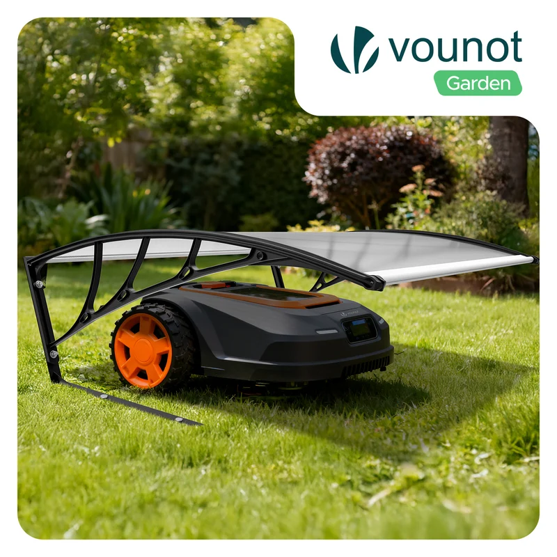 Garage de tondeuse robot Abri 105x80x46 cm transparent