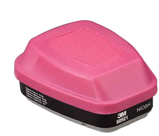 Cartouches pour respirateur 3M Série 6000 - Gaz et Vapeurs Organiques P100 (60921)