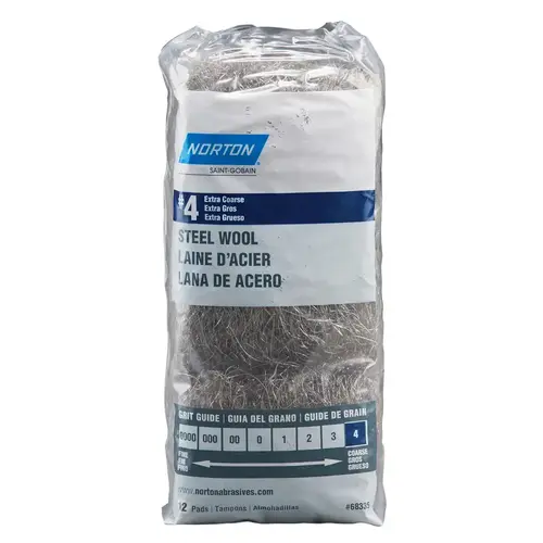 Norton - Laine d'acier (paquet de 12)