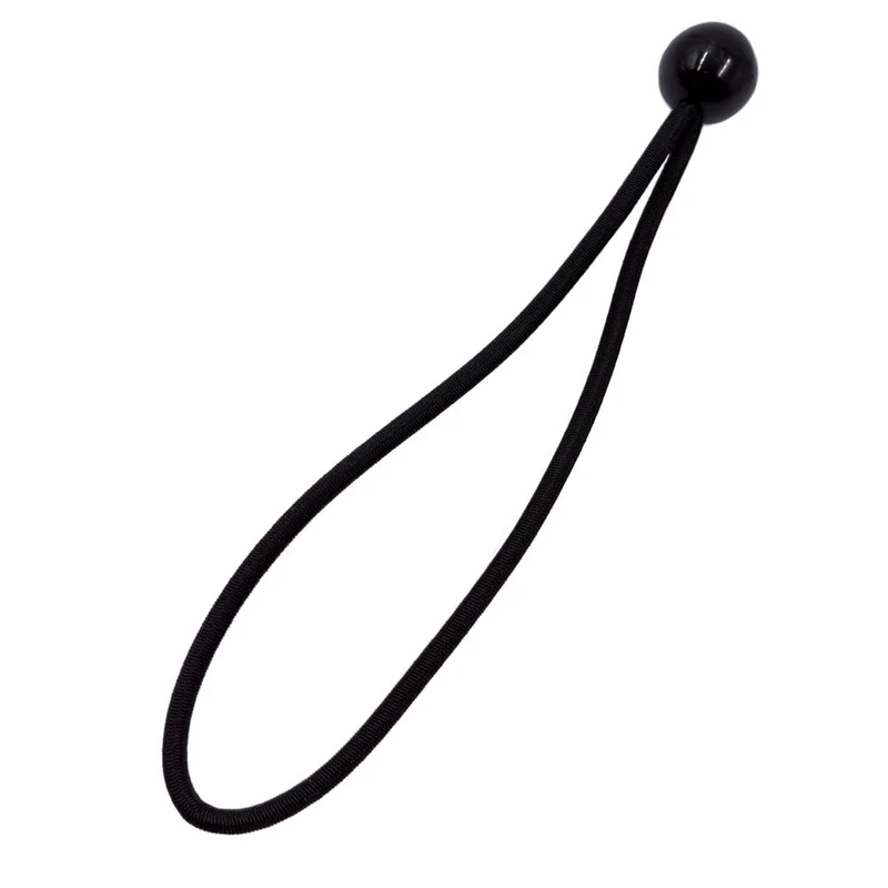 Tendeur noir avec boule 6mm x 25cm